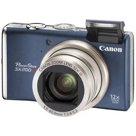 PowerShot SX200 IS Digitale Compact Camera - Blauw