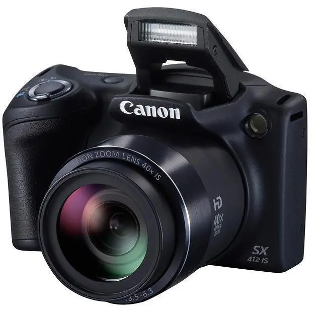 PowerShot SX412 IS Digitale Bridge Camera - Zwart (In doos)