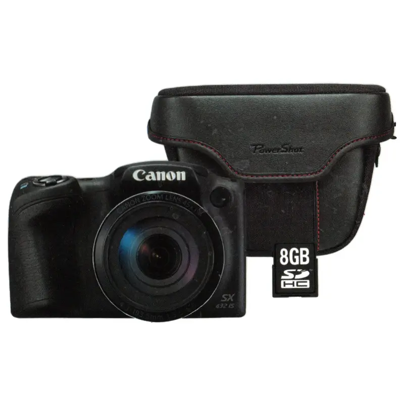 PowerShot SX432 IS Digitale Bridge Camera - Essentials Kit - Zwart (Nieuw)