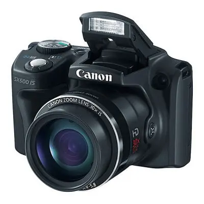 PowerShot SX500 IS Digitale Compact Camera - Zwart (In doos)