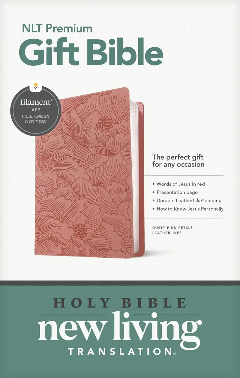 Premium Gift Bible NLT pink