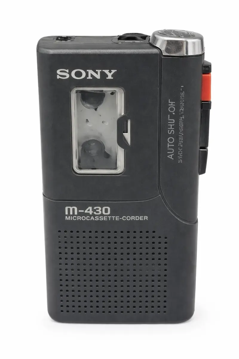 Pressman M-430 Microcassette Recorder / Dicteerrecorder