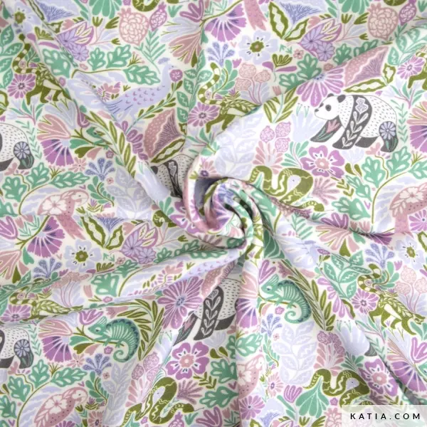 Print Viscose - Animals Vacances - Katia Fabrics COUPON