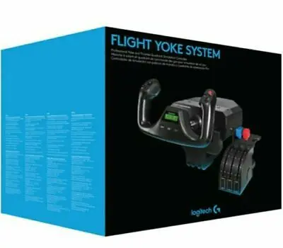 Pro Flight Yoke System / Vluchtsimulator Yoke met Throttle Quadrant (USB) voor PC en Mac (In doos)