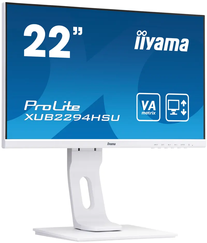 ProLite 22 inch Full HD VA Monitor voor PC (PL2294H) - Wit