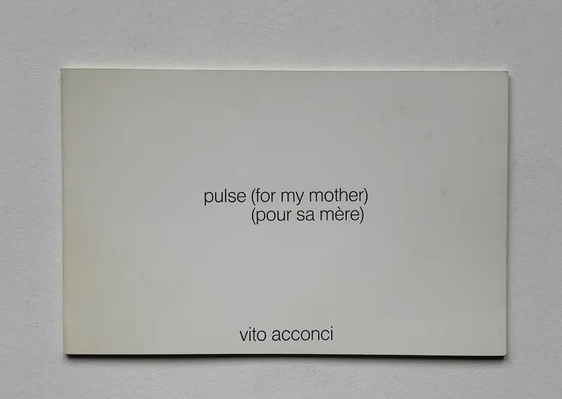 Pulse (for my mother) (pour sa mère). (SIGNED)