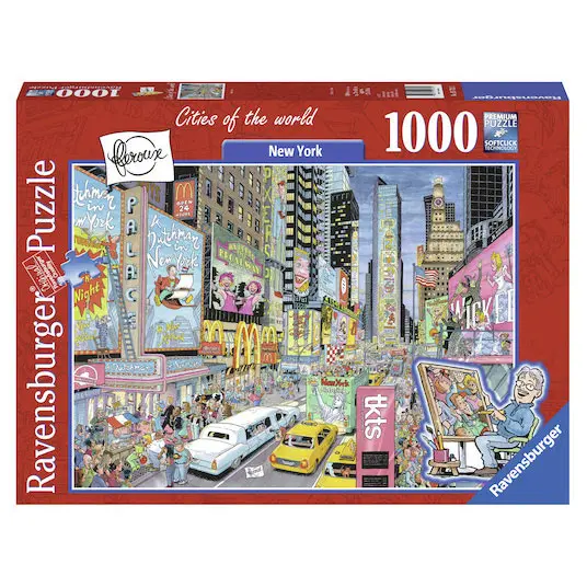 Puzzel Cities of the World New York 1000 Stukjes (Nieuw)