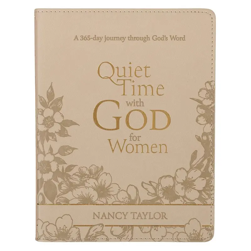 Quiet Time with God for Women Faux Leather Devotional