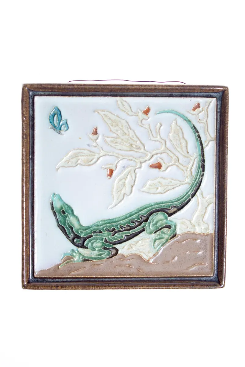 Rare Royal Delft handpainted dutch lizard