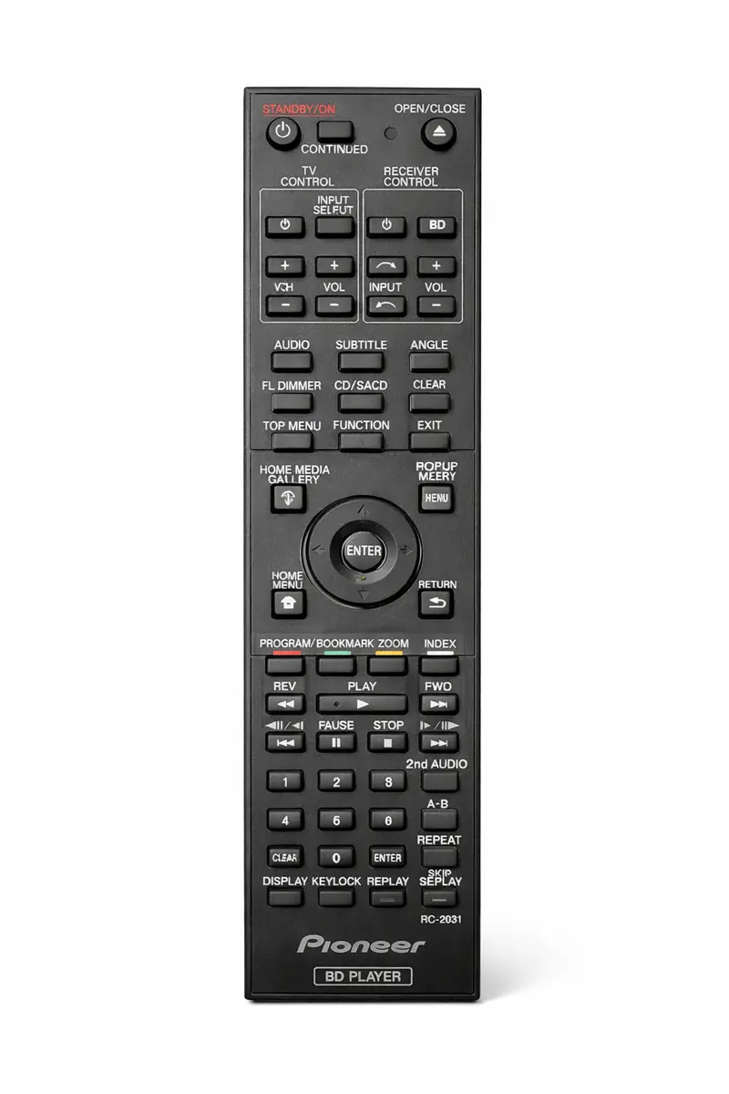 RC-2931 Afstandsbediening voor Pioneer Blu-ray Speler (BDP-440, BDP-450, BDP-140, BDP-150, BDP-LX55)