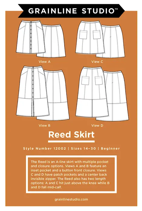 Reed Skirt - Grainline Studio