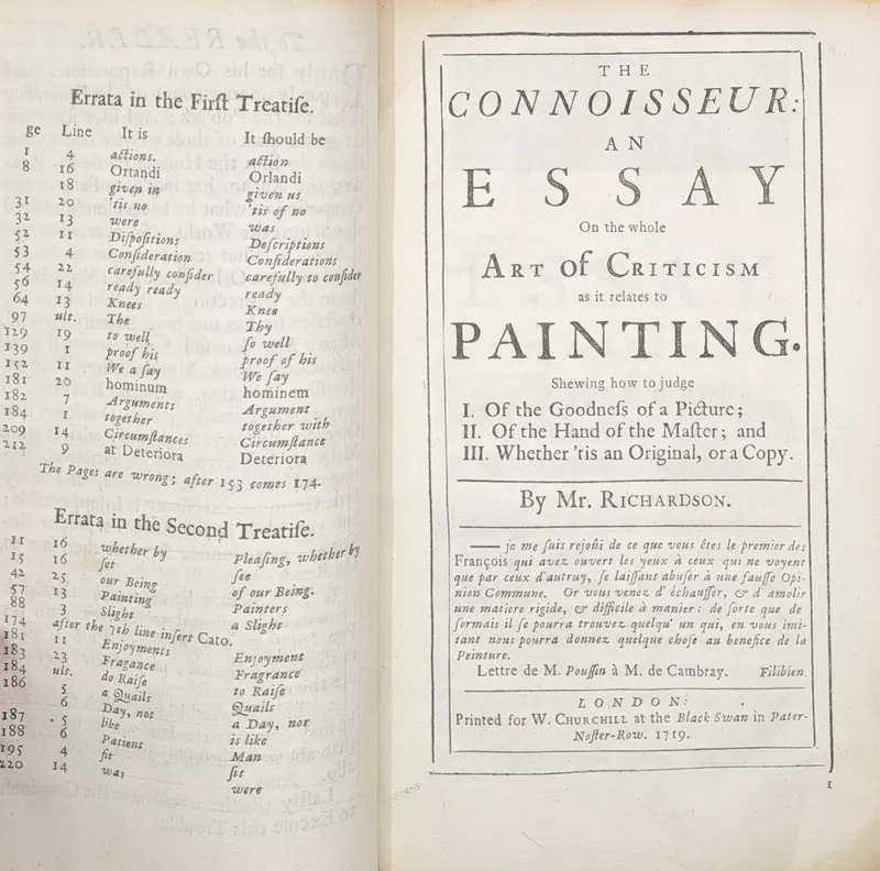 Richardson, Two Discourses, 1719.