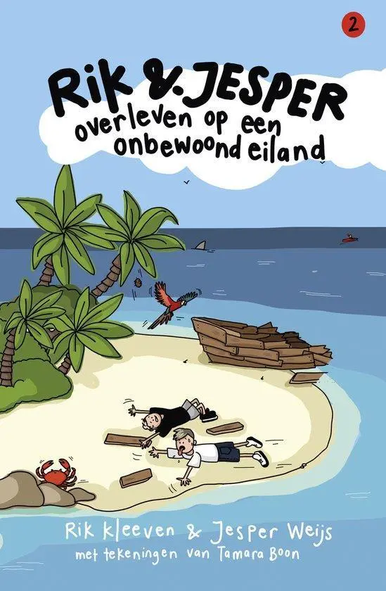 Rik en Jesper 2 -  overleven op een onbewoond eiland