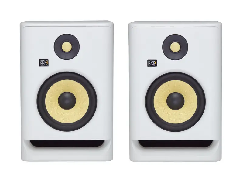 ROKIT RP5 G4 White Noise - Actieve Studiomonitor 5″ (Set van 2) - Wit (In doos)