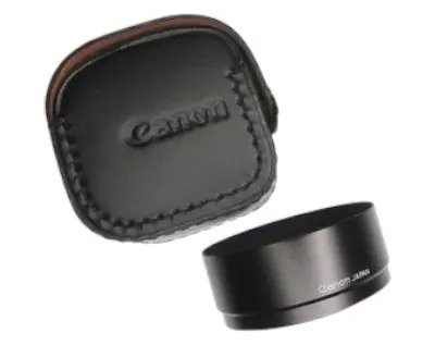 S-60 Metalen Zonnekap / Lens hood Incl. Case (Nieuw)