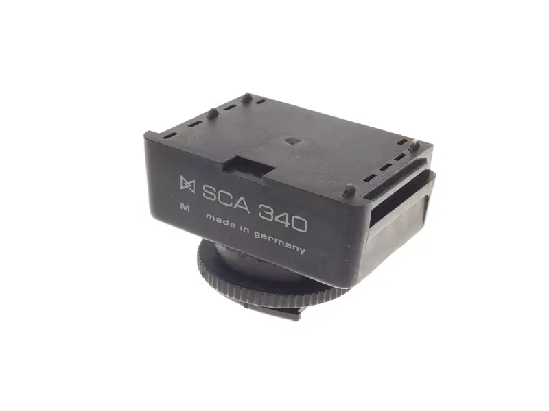 SCA 340 Hotshoe Adapter voor Nikon Analoge Camera's F-vatting (Nieuw)