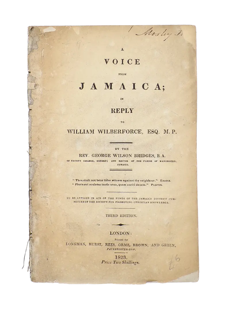 Searing pro-slavery pamphlet by a reverend who had “severely beaten his slave”
