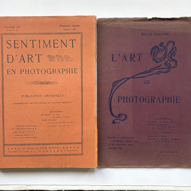 SENTIMENT D'ART en PHOTOGRAPHIE (9 different issues, 1, 2, 3, 4 , 5, 6 (so volume 1 complete) + 8, 9 and 12) + L'ART en PHOTOGRAPHIE.