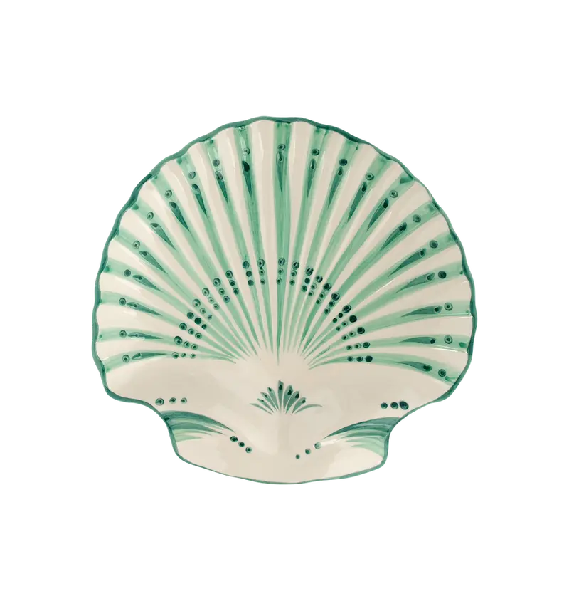 SHELL VERDE SERVING PLATTER