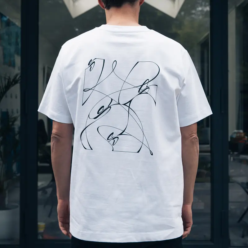 Shirt 'Drawing Lines' White