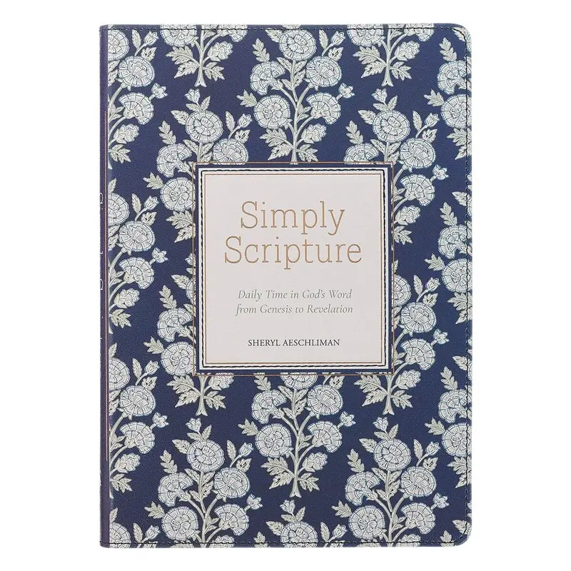 Simply Scripture Faux Leather Devotional