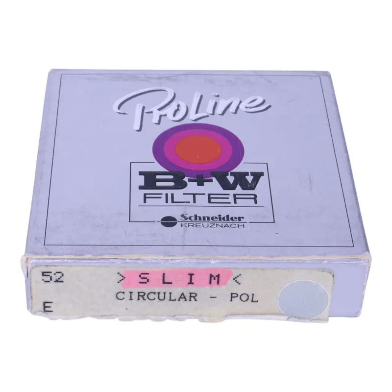 Slim Circular-Pol Filter 52mm 52 E (Nieuw)