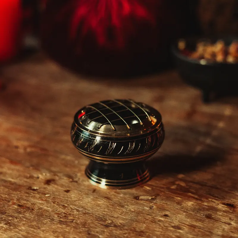 Small Black Brass Bowl
