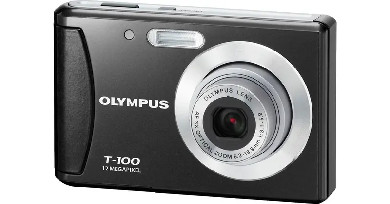 T-100 Digitale Compact Camera - Zwart (In doos)