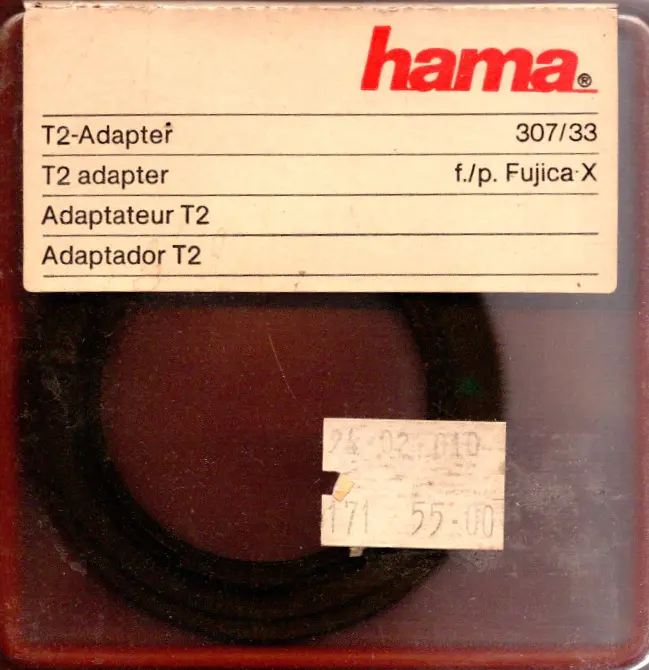 T2-Adapter voor Fujica X (307/33) (Nieuw)