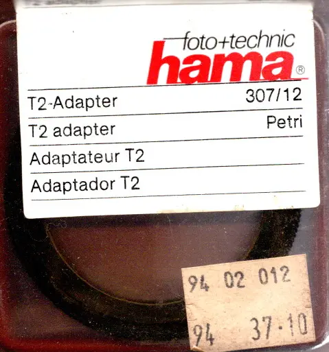 T2‑Adapter voor Petri bajonet (307/12) (Nieuw)