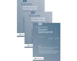 Teksten Internationaal & Europees belastingrecht 2025/2026