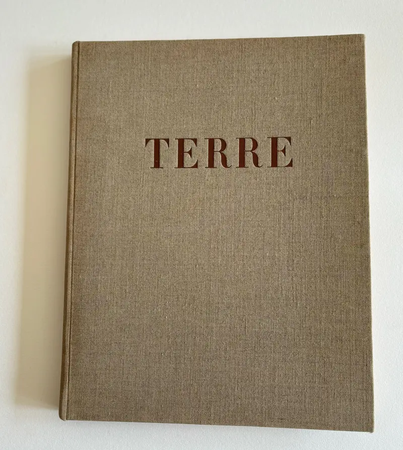 Terre. Vingt textes illustrés de trente photographies de l’auteur. (Dedicated, Signed).
