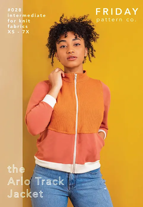 the Arlo Track Jacket - Friday Pattern Co.