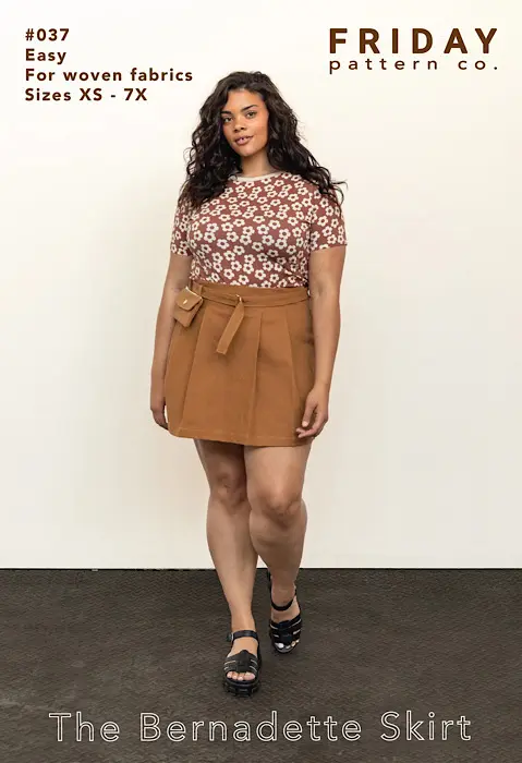 The Bernadette Skirt - Friday Pattern Co.