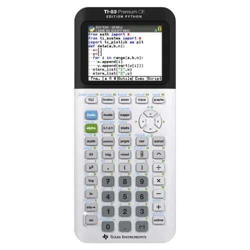 TI-83 Premium CE Python Edition Wetenschappelijke Rekenmachine