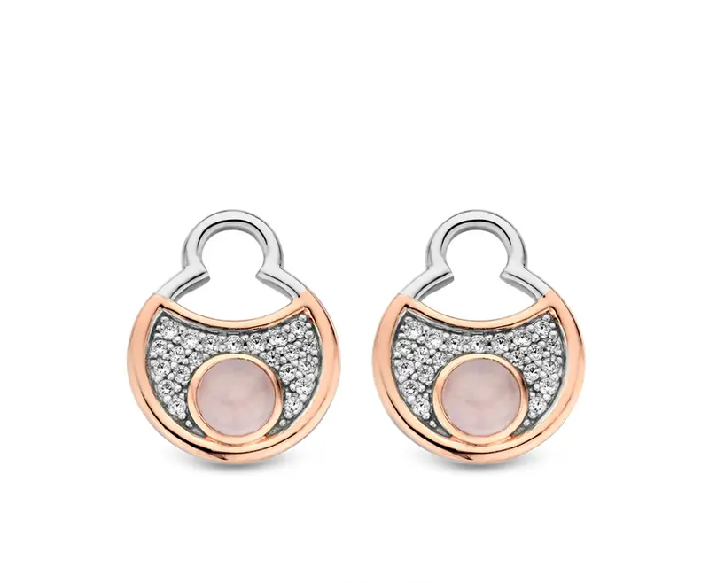 Ti Sento Earring Charm Pair Pink 9188SP