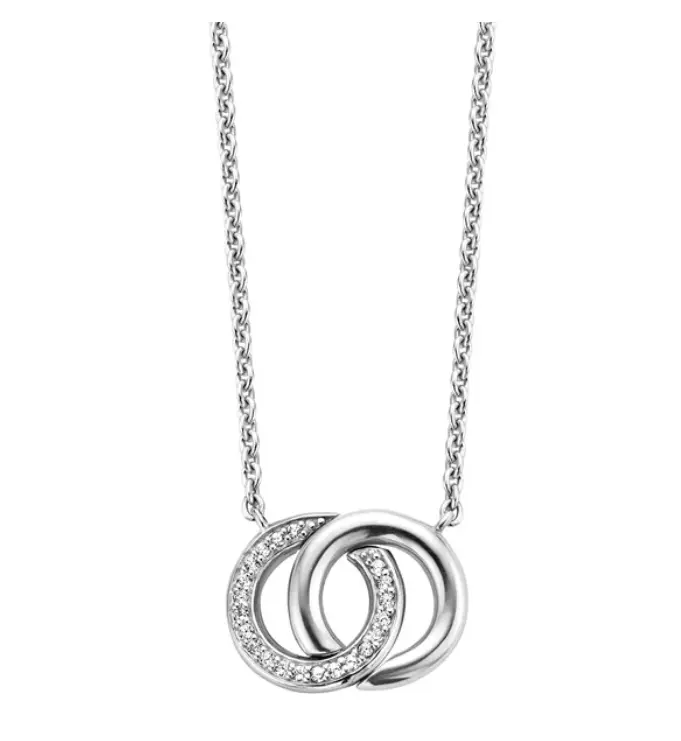 TI SENTO Twin Circle Necklace