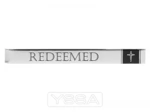 Tie bar etched Redeemd