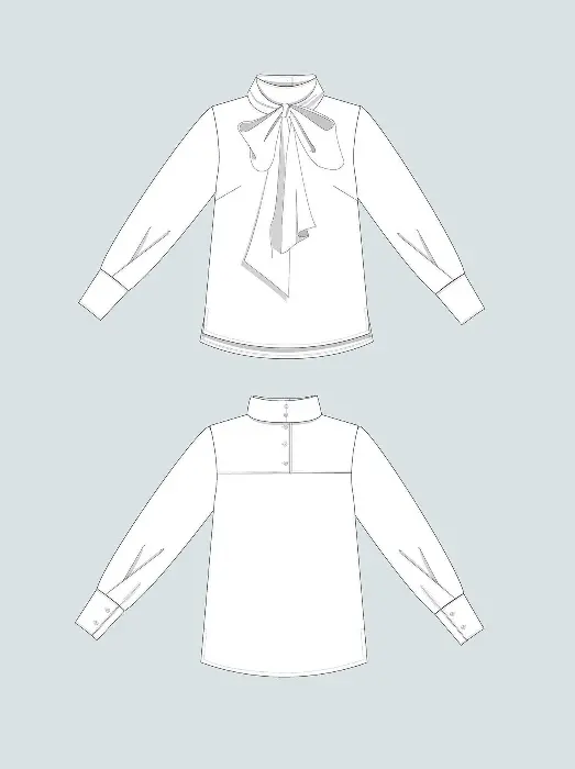 Tie Bow Blouse – The Assembly Line