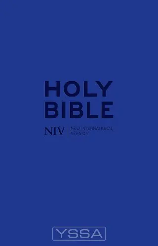 Tiny Bible With Zip - blue