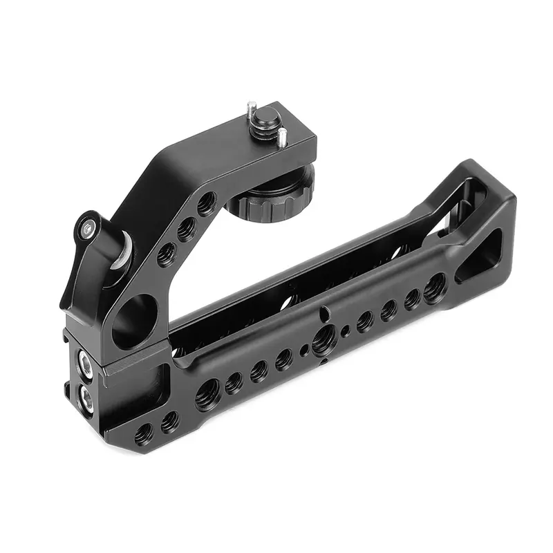 Top Handle Grip (152×82×24mm) met cold-shoe en 1/4” & 3/8” schroefgaten (Nieuw)