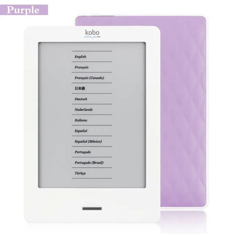Touch eReader 6" - Wi-Fi - Wit/Paars (In doos)