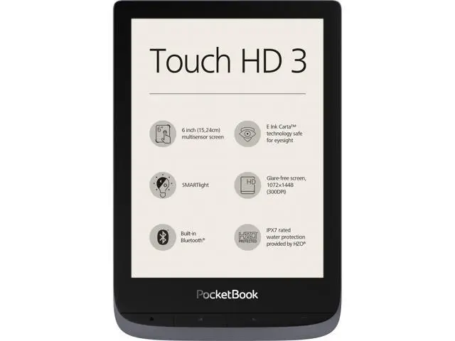 Touch HD 3 - 6-inch 16 GB E-Reader - Metallic Grey