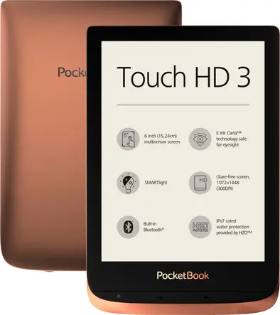 Touch HD 3 - 6-inch 16 GB E-Reader - Spicy Copper