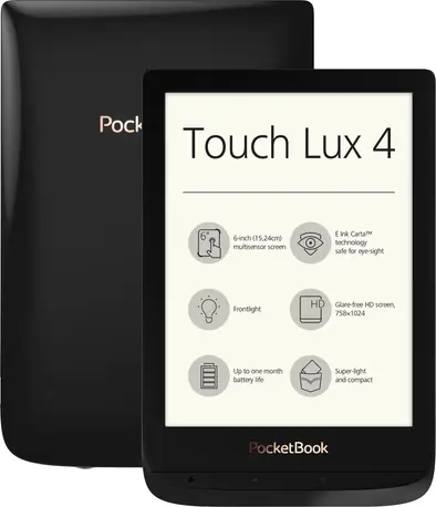 Touch Lux 4 - 6-inch 8 GB E-Reader - Zwart