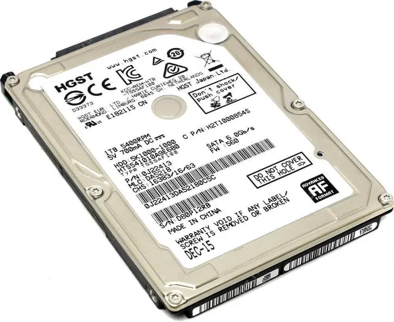 Travelstar 5K1000 1TB 2.5 Inch SATA Harde Schijf HDD