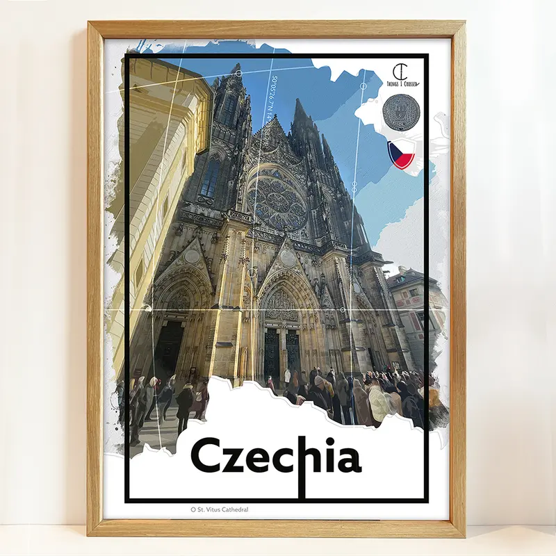 Tsjechië Reisposter