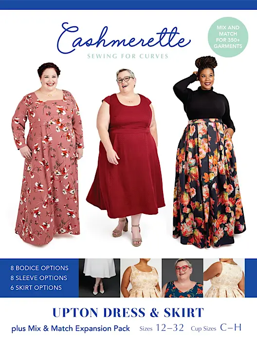 Upton Dress & Skirt Plus Mix & Match Expansion Pack - Cashmerette