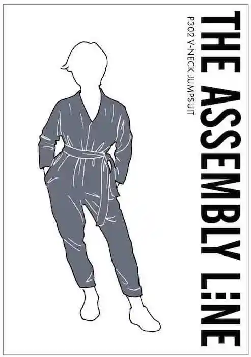 V-necked Jumpsuit– The Assembly Line