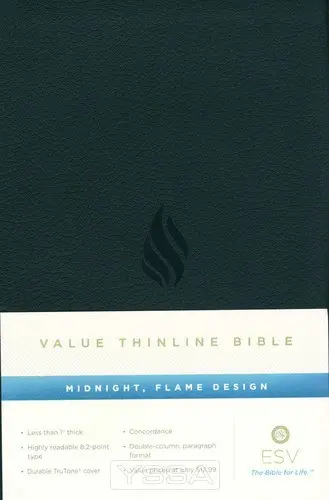 Value Thinline Bible (Black)